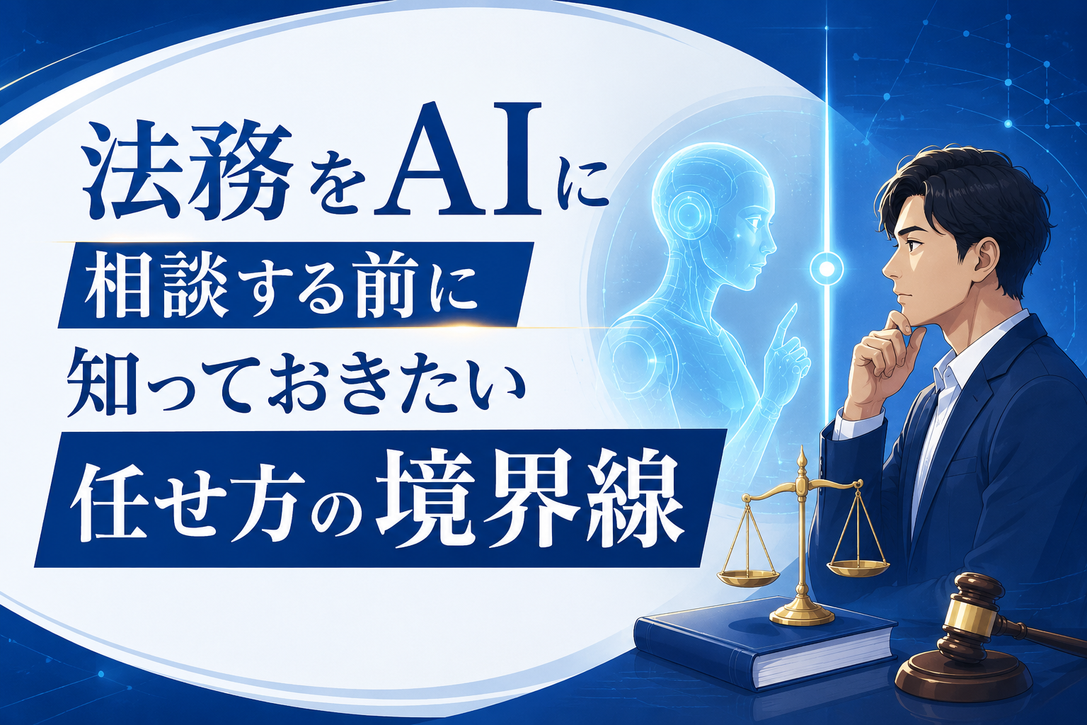 法務をAIに相談する前に知っておきたい任せ方の境界線