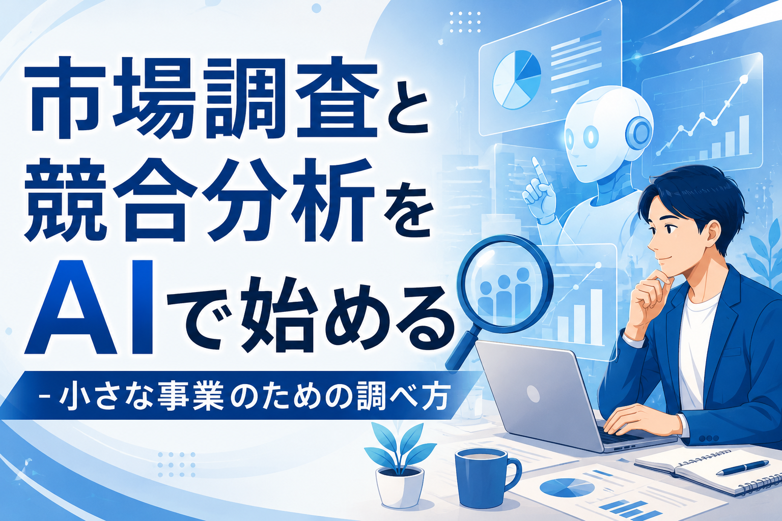 市場調査と競合分析をAIで始める|小さな事業のための調べ方