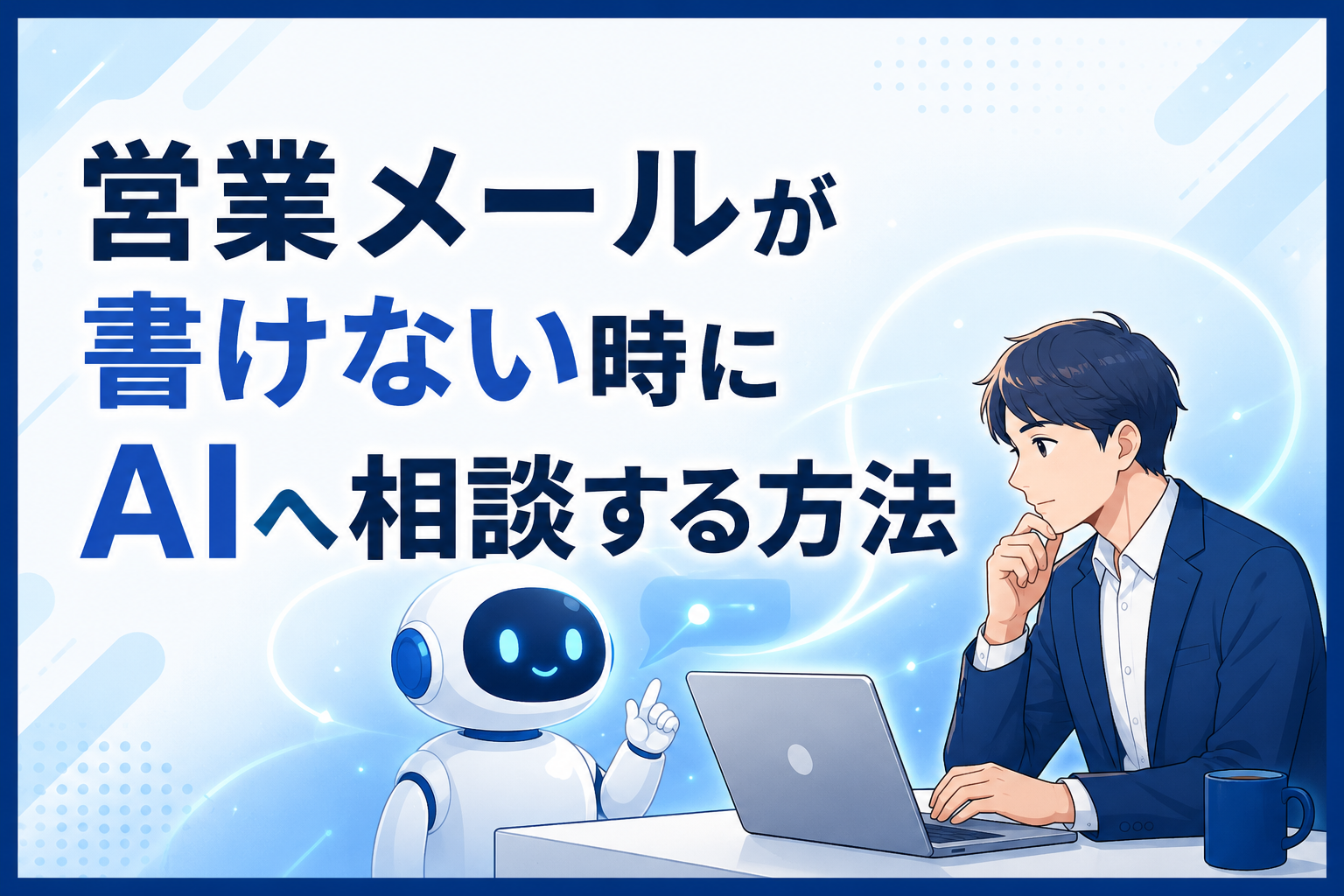 営業メールが書けない時にAIへ相談する方法