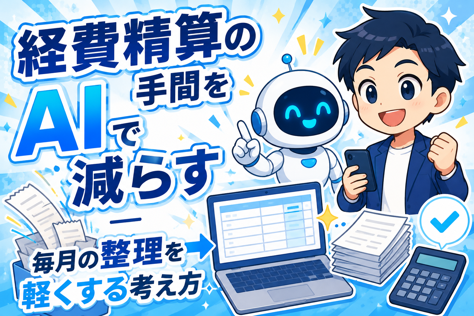 経費精算の手間をAIで減らす