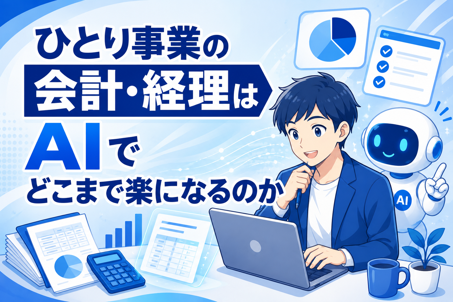 ひとり事業の会計・経理はAIでどこまで楽になるのか
