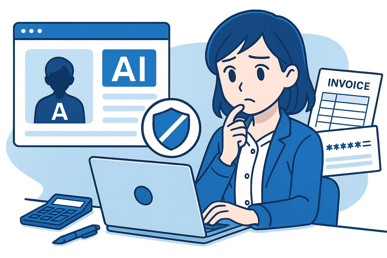 ひとり事業の会計・経理はAIでどこまで楽になるのか - AIを使うときに気をつけたい情報の扱い