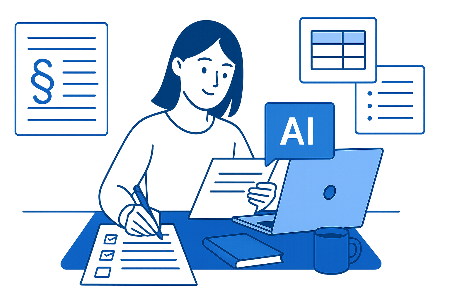 契約書の要点をAIでまとめる方法|難しい条文を確認しやすくする頼み方 - 契約書の要点をAIでまとめる基本手順